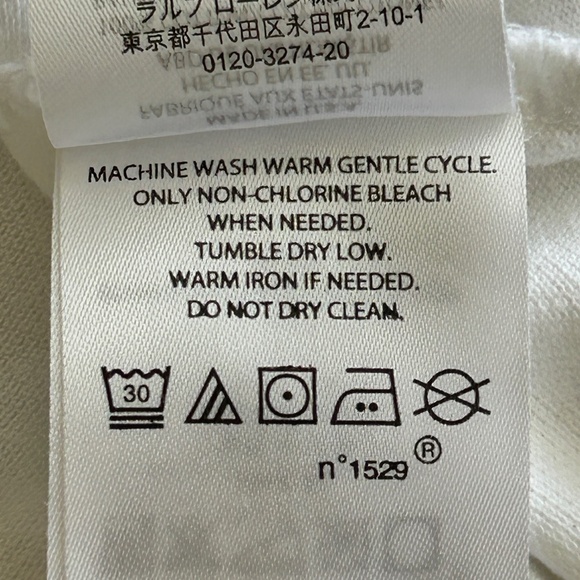 POLO RALPH LAUREN - Sm PONY US Olympic Team MENs 2XL WHITE POLO ALL EMBROIDER - Picture 8 of 8